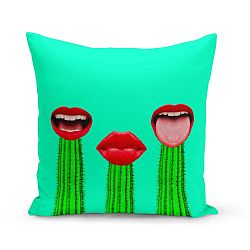 Polštář Kate Louise Mouths, 43 x 43 cm