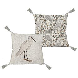 Polštář Linen Couture Borlas Flamingo, 45 x 45 cm