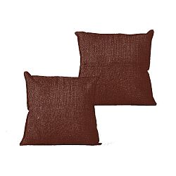 Polštář Linen Couture Burgundy, 45 x 45 cm