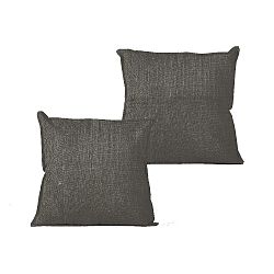 Polštář Linen Couture Dark Grey, 45 x 45 cm