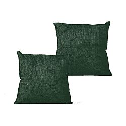 Polštář Linen Couture Green Moss, 45 x 45 cm
