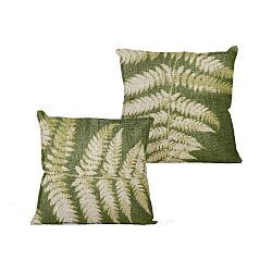 Polštář Linen Couture Leaves, 45 x 45 cm
