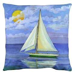 Polštář s výplní Gravel Boat Evenning, 43 x 43 cm