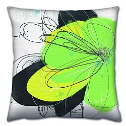Polštář s výplní Gravel Neon Green, 43 x 43 cm