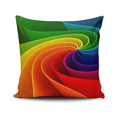 Polštář s výplní Rainbow Road, 45 x 45 cm