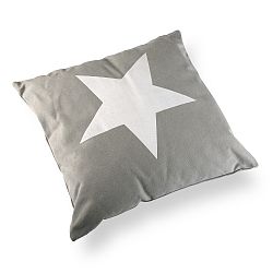 Polštář Versa Grey & White Stars, 45 x 45 cm