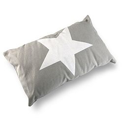 Polštář Versa Grey & White Stars, 50 x 30 cm