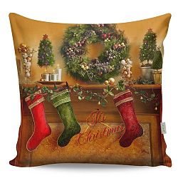 Polštář Xmas Socks, 43 x 43 cm