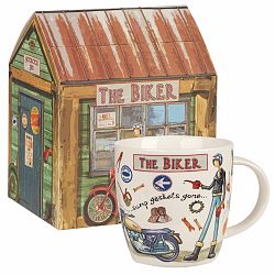 Porcelánový hrneček Churchill The Biker, 400 ml