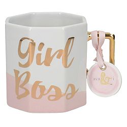 Porcelánový hrnek Creative Tops Girl Boss, 450 ml