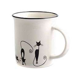Porcelánový hrnek Dakls Cats Haile, 310 ml