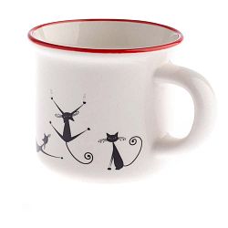 Porcelánový hrnek Dakls Cats Lilian, 75 ml