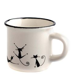 Porcelánový hrnek Dakls Cats Quida, 750 ml