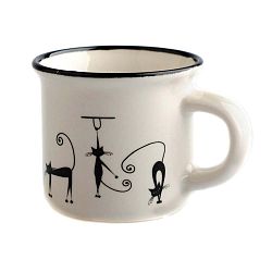 Porcelánový hrnek Dakls Cats Sendy, 75 ml