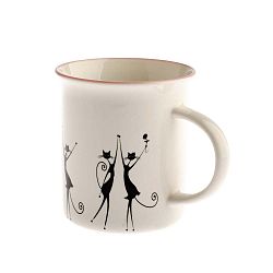 Porcelánový hrnek Dakls Cats Sophie, 310 ml