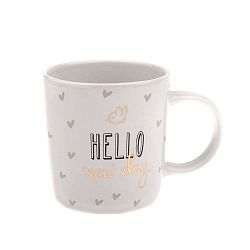 Porcelánový hrnek Dakls Hello, 360 ml