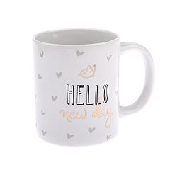 Porcelánový hrnek Dakls Hello New Day, 320 ml