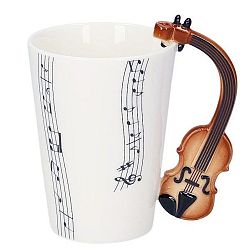 Porcelánový hrnek Gift Republic Housle
