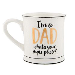 Porcelánový hrnek Sass & Belle Super Dad, 450 ml