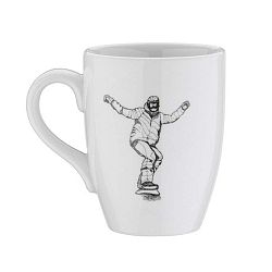 Porcelánový hrnek Snowboard, 330 ml