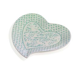 Porcelánový tác ve tvaru srdce Brandani Alice