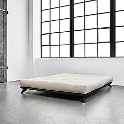 Postel Karup Senza Bed Black, 140 x 200 cm