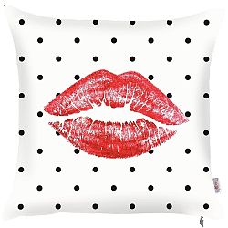 Povlak na polštář Apolena Red Lips, 43 x 43 cm