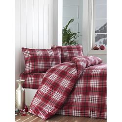 Povlečení na jednolůžko Burberry Red, 160 x 220 cm