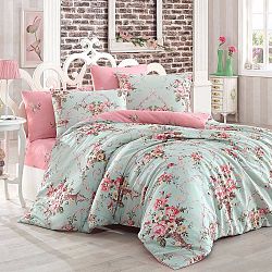 Povlečení s prostěradlem Queen Bed, 200 x 220 cm