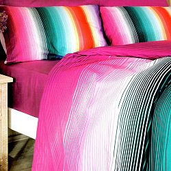 Povlečení s prostěradlem Rainbow, 160 x 220 cm