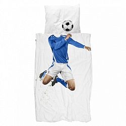Povlečení Snurk Soccer Champ Blue, 140 x 200 cm