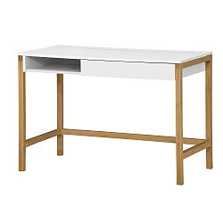 Pracovní stůl s bílou deskou Woodman NorthGate