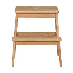 Přírodní dubová stolička/schůdky Folke Gorgona