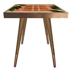 Příruční stolek Caresso Leafes Square, 45 x 45 cm