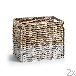 Proutěný úložný box La Forma Woody