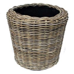 Ratanový obal na květináč Ego Dekor Nature, Ø 39 cm