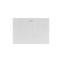 Roční plánovač Monograph 2018, vel. A3