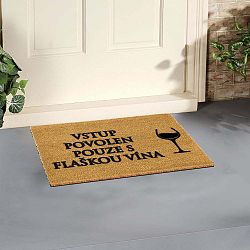 Rohožka Artsy Doormats Flaška Vína, 40 x 60 cm
