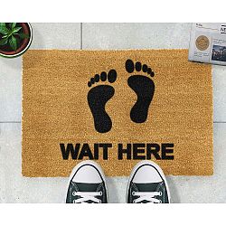 Rohožka Artsy Doormats Wait Here, 40 x 60 cm