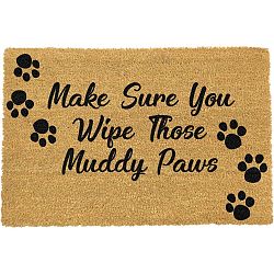 Rohožka Artsy Doormats Wipe Your Paws, 90 x 60 cm