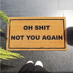 Rohožka Doormat Oh Shit, 70 x 40 cm