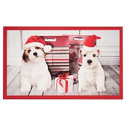 Rohožka Zala Living Christmas Dogs, 45 x 75 cm