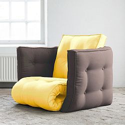 Rozkládací křesílko Karup Dice Amarillo/Gris