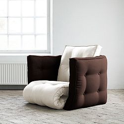 Rozkládací křesílko Karup Dice Natural/Brown