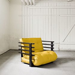 Rozkládací křeslo Karup Funk Black/Amarillo