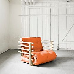 Rozkládací křeslo Karup Funk Natural/Orange