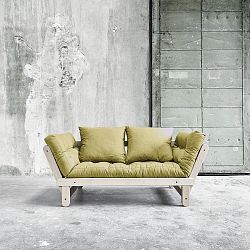 Rozkládací pohovka Karup Beat Beech/Avocado Green