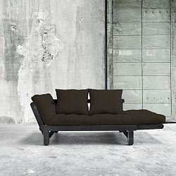 Rozkládací pohovka Karup Beat Black/Choco Brown