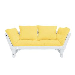 Rozkládací pohovka Karup Design Beat White/Yellow
