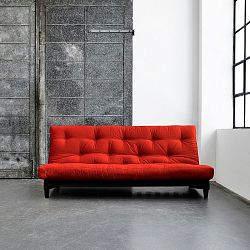 Rozkládací pohovka Karup Fresh Wenge/Red